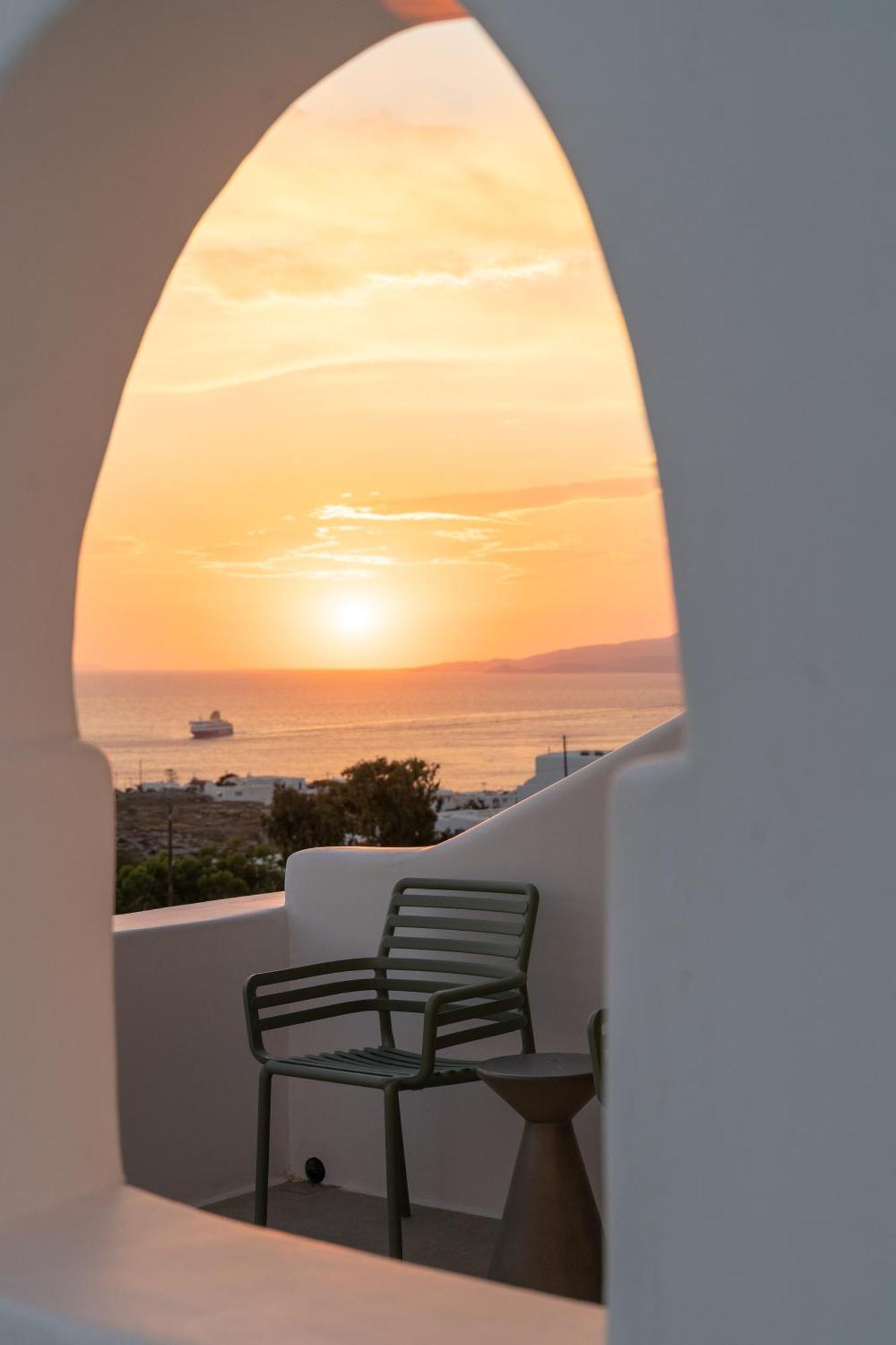 Ostria View Mykonos Bed & Breakfast Mykonos Town Ngoại thất bức ảnh