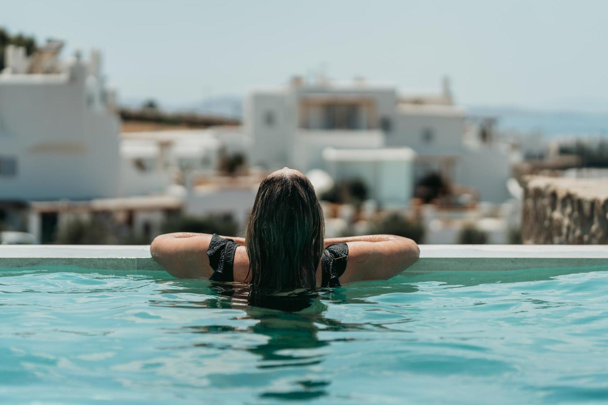 Ostria View Mykonos Bed & Breakfast Mykonos Town Ngoại thất bức ảnh